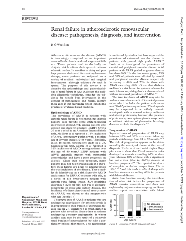 (PDF) Renal failure in atherosclerotic renovascular disease ...