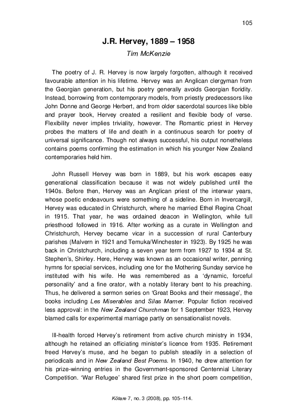 (PDF) J. R. Hervey, 1889–1958