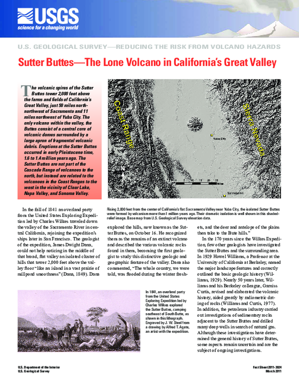 (PDF) Sutter Buttesthe lone volcano in California's Great Valley
