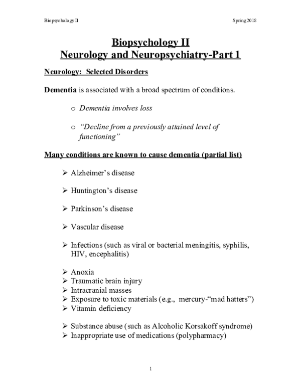 (DOC) NEUROLOGY AND NEUROPSYCHIATRY