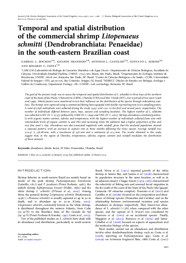 (PDF) Temporal and spatial distribution of the commercial shrimp ...