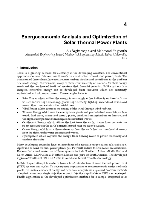 (PDF) Exergoeconomic analysis and optimization of a solar-assisted ...