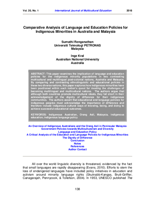 (PDF) Exploring language and education policies for the indigenous ...