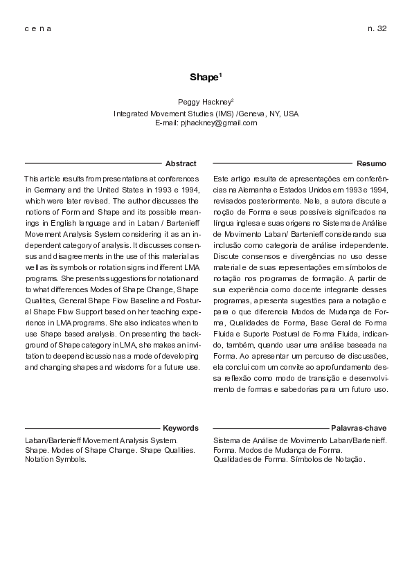 (PDF) Shape