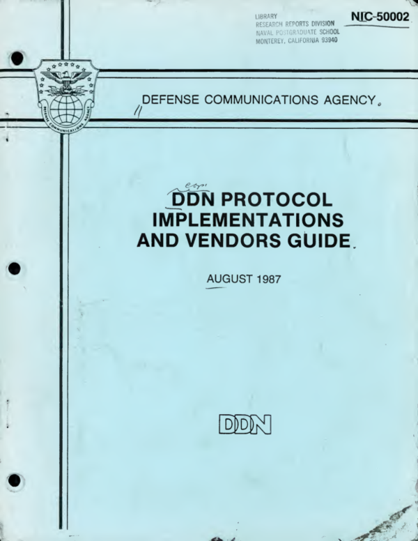 (PDF) DDN (Defense Data Network) Protocol Implementations and Vendors Guide