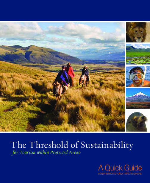(PDF) The Threshold of Sustainability for Tourism within Protected Areas