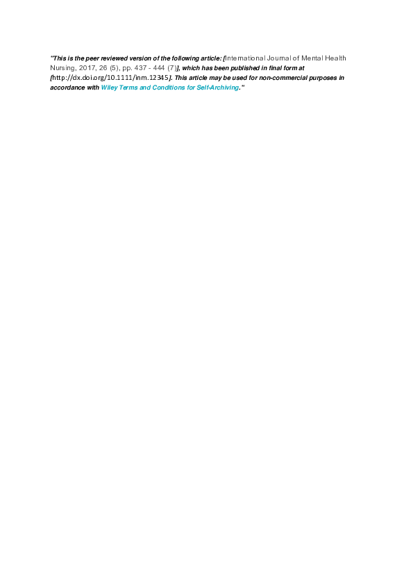 (PDF) Safety, risk, and aggression: Health professionals' experiences ...