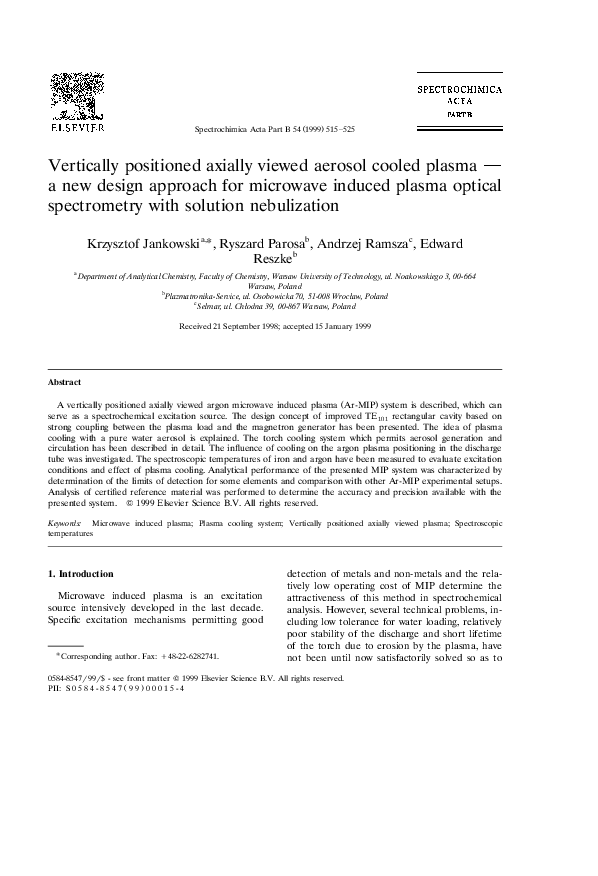 (PDF) Vertically positioned axially viewed aerosol cooled plasma — a ...