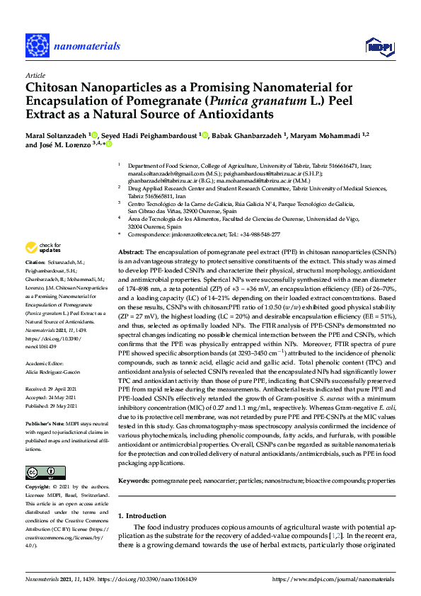(PDF) Chitosan Nanoparticles as a Promising Nanomaterial for ...