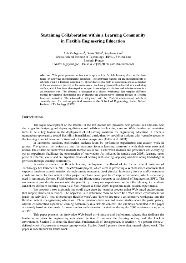 Poly small learning communities essay image