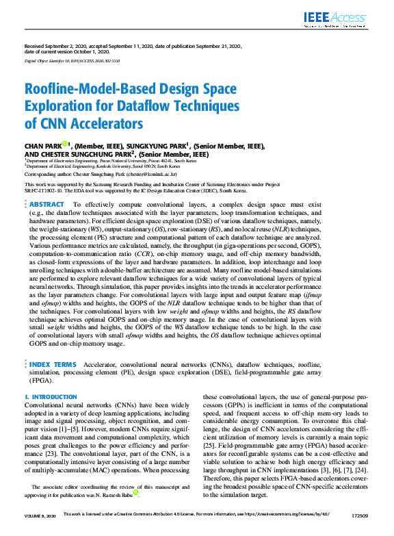 (PDF) Roofline-Model-Based Design Space Exploration for Dataflow ...
