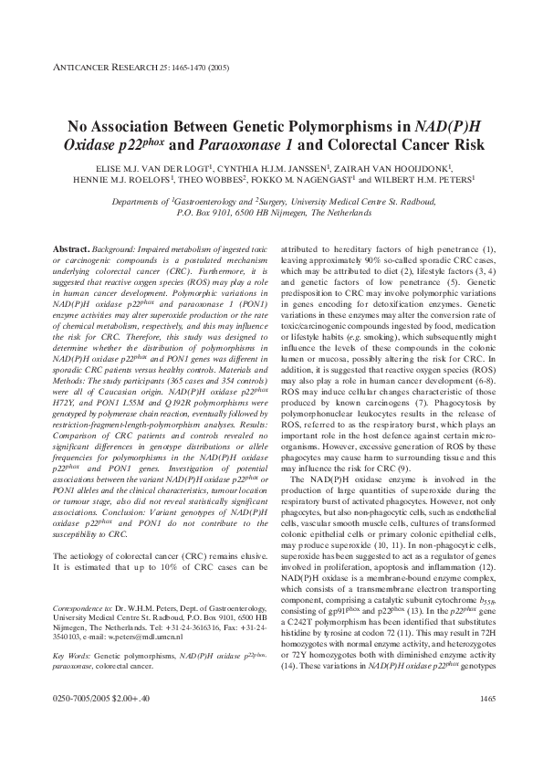 (PDF) No Association between Genetic Polymorphisms in Insulin and ...