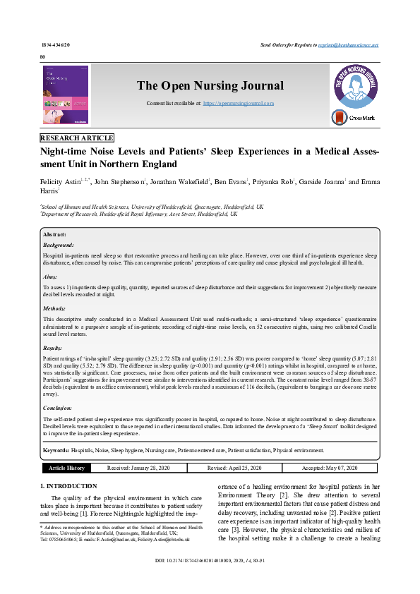 pdf-night-time-noise-levels-and-patients-sleep-experiences-in-a