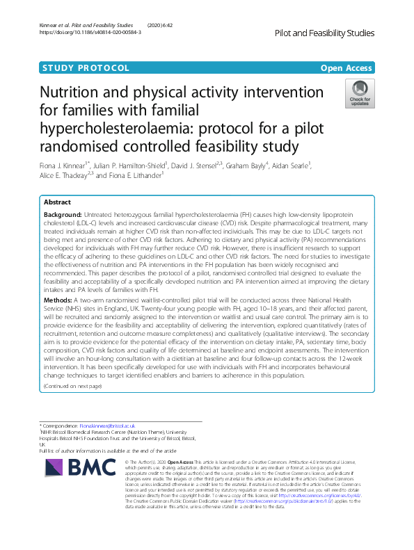(PDF) Nutrition and physical activity intervention for families with ...