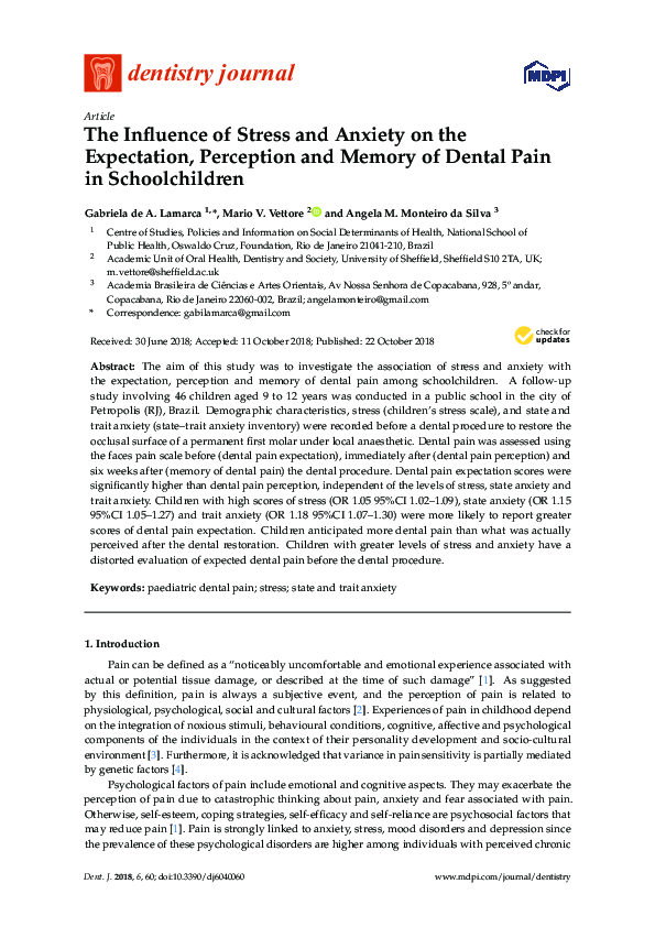 (PDF) The Influence of Stress and Anxiety on the Expectation ...