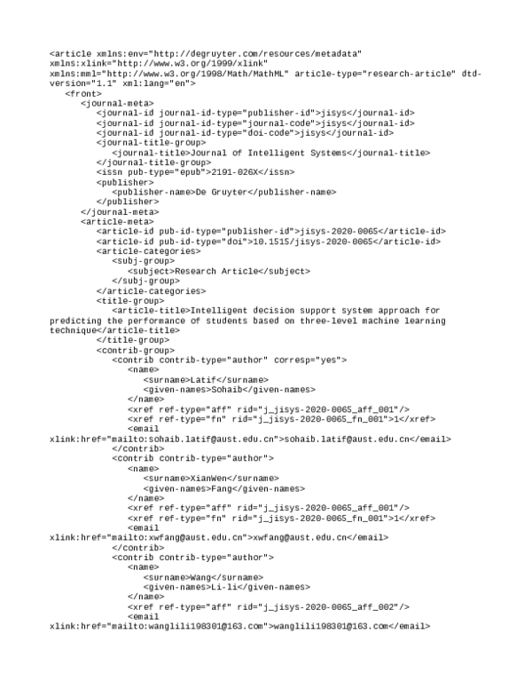 Intelligent decision support system approach for predicting the ...