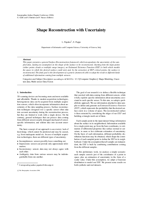 (PDF) Shape comparison and deformation analysis in biomedical applications