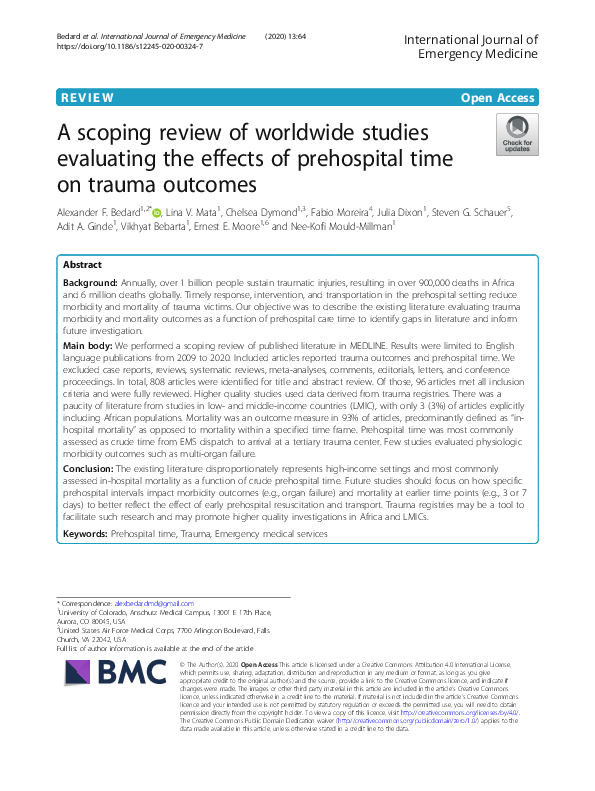 (PDF) A scoping review of worldwide studies evaluating the effects of ...
