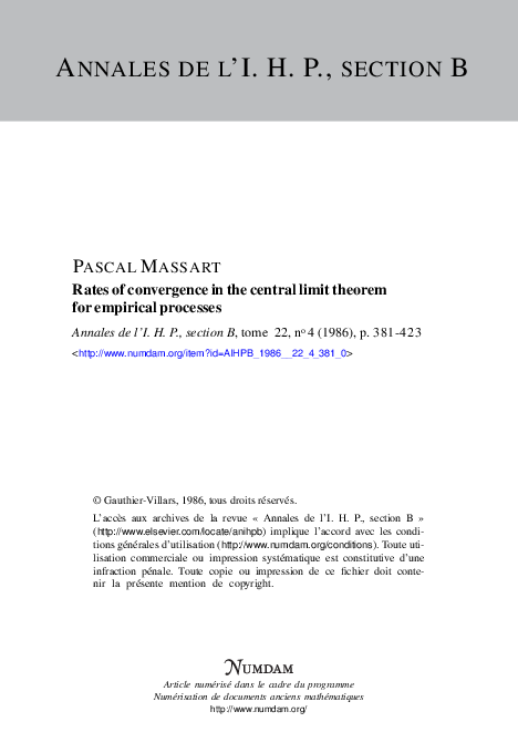 (PDF) Rates of convergence in a central limit theorem for stochastic ...
