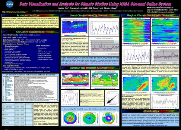 (PDF) Data Visualization and Analysis for Climate Studies Using NASA ...