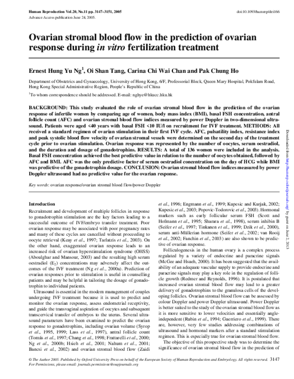 (PDF) Ovarian stromal blood flow in the prediction of ovarian response ...