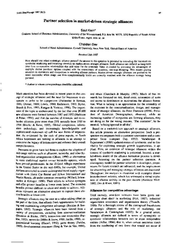 Managing alliances essay 08 picture