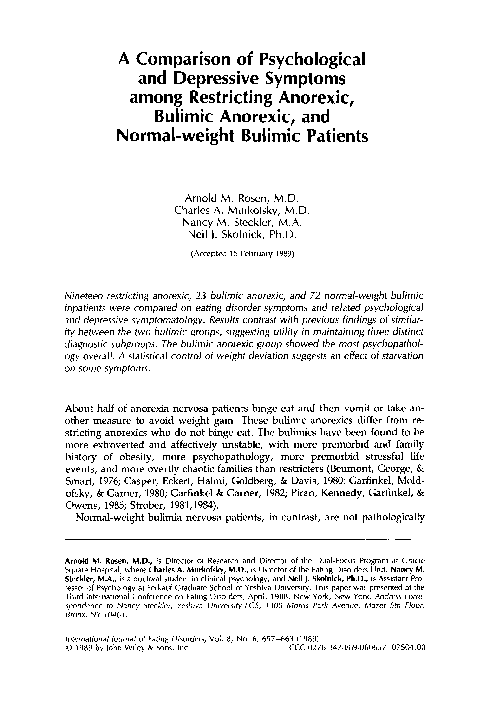 (PDF) A comparison of psychological and depressive symptoms among ...