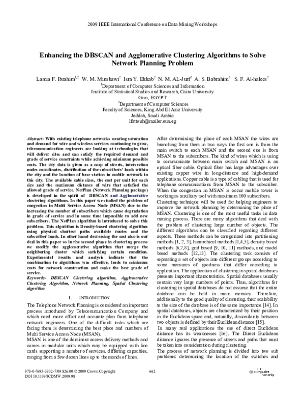 (PDF) Enhancing the DBSCAN and Agglomerative Clustering Algorithms to ...