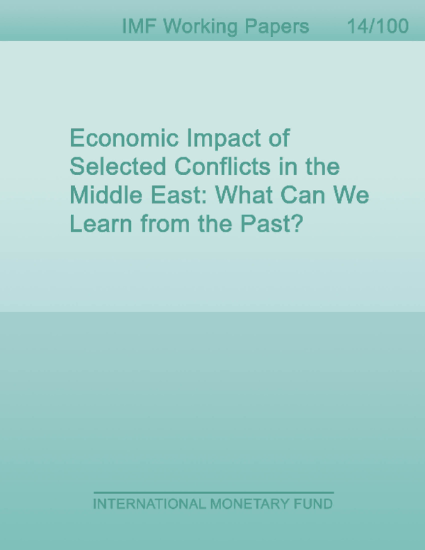 (PDF) Economic Impact of Selected Conflicts in the Middle East: What ...