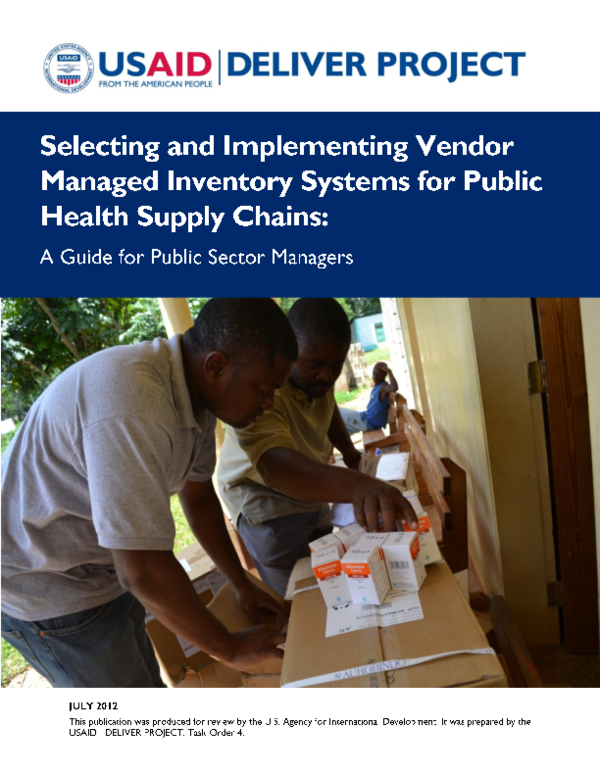 (PDF) Selecting and Implementing Vendor Managed Inventory Systems for ...