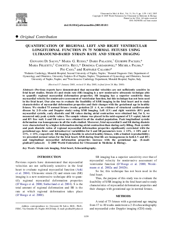 (PDF) Quantification of regional left and right ventricular ...