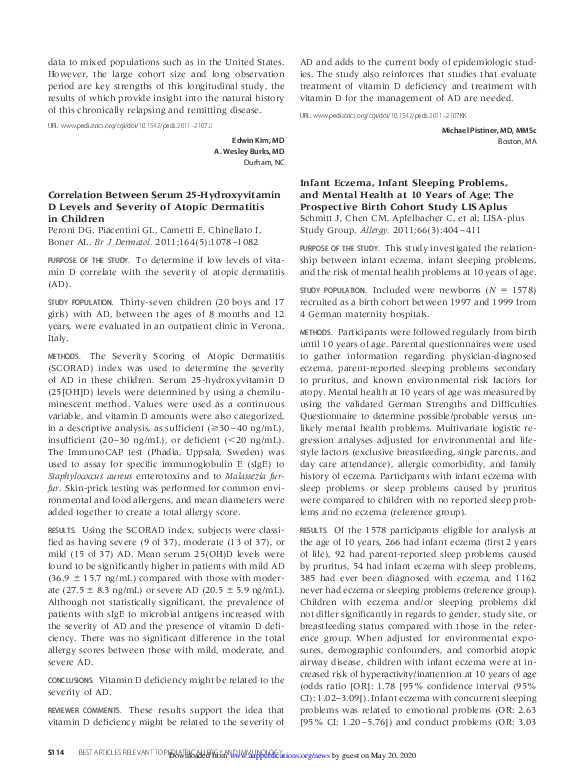 (PDF) Correlation between serum 25‐hydroxyvitamin D levels and severity ...
