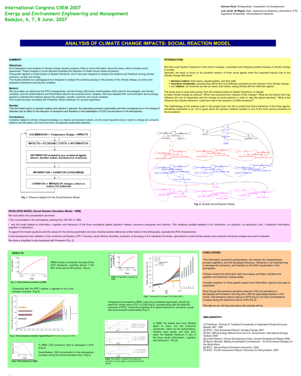 (PDF) Analysis of Climate Change Impacts: Social Reaction Model