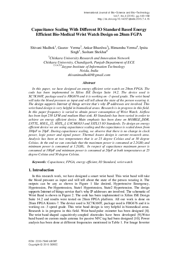 (PDF) Capacitance Scaling With Different IO Standard Based Energy ...
