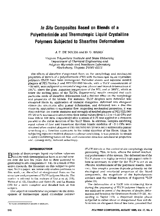 (PDF) In situ composites based on blends of a polyetherimide and ...