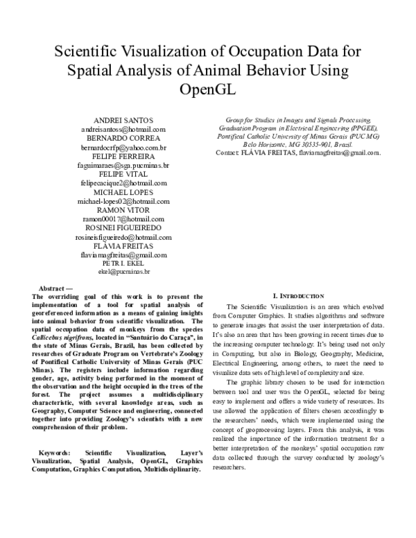 (PDF) Scientific Visualization of Occupation Data for Spatial Analysis ...