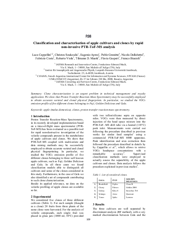 (PDF) Classification and characterisation of apple cultivars and clones ...