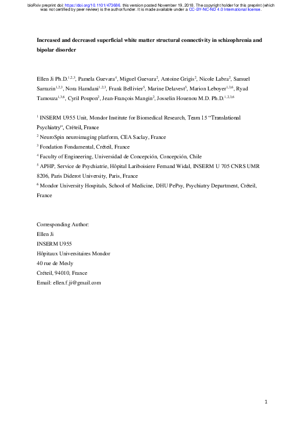 (PDF) Increased and decreased superficial white matter structural ...