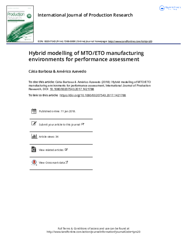 (PDF) Hybrid modelling of MTO/ETO manufacturing environments for ...