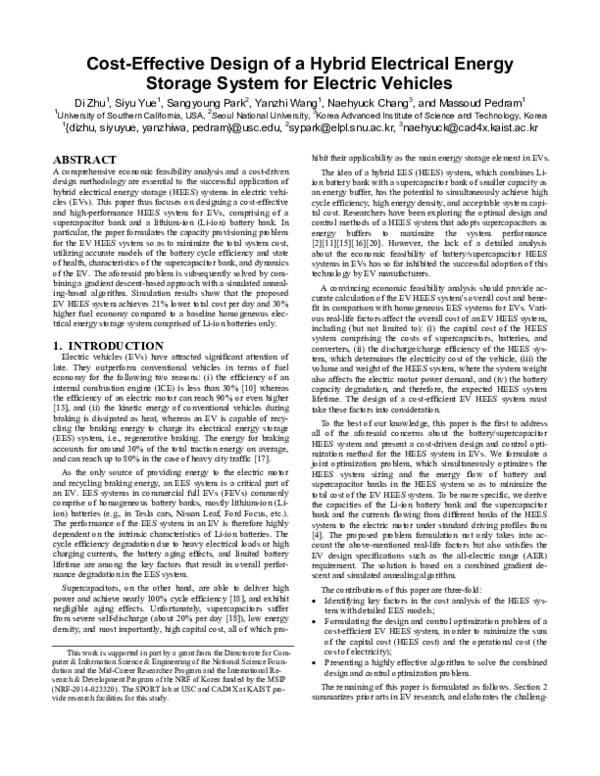 (PDF) Cost-effective design of a hybrid electrical energy storage ...