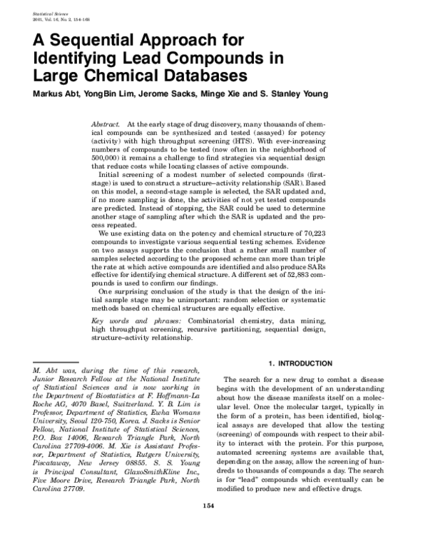 (PDF) Chemical Databases