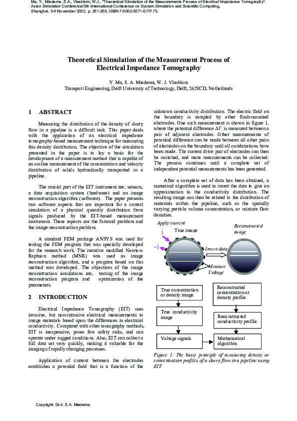 (PDF) Theoretical Simulation of the Measurement Process of Electrical