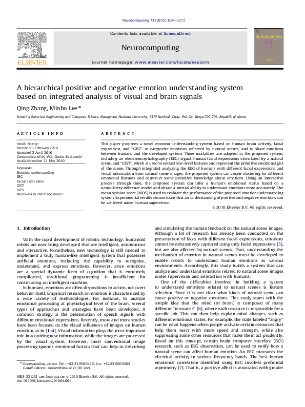 (PDF) A hierarchical positive and negative emotion understanding system ...