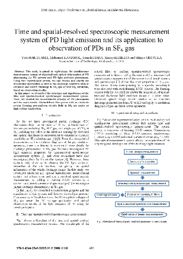 (PDF) Time and spatial-resolved spectroscopic measurement system of PD ...