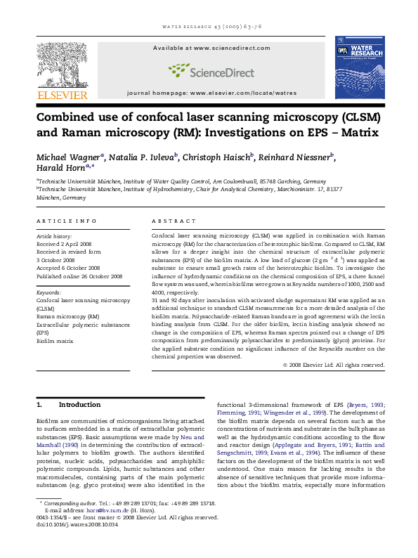 (PDF) Combined use of confocal laser scanning microscopy (CLSM) and ...