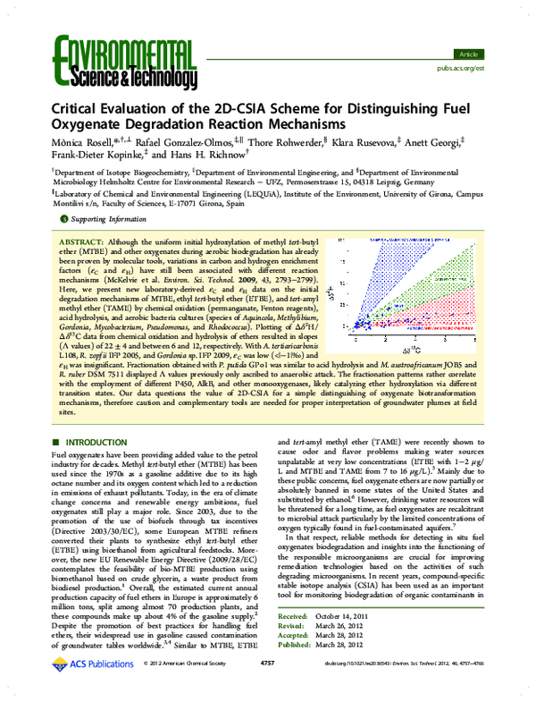 (PDF) Critical Evaluation of the 2D-CSIA Scheme for Distinguishing Fuel ...