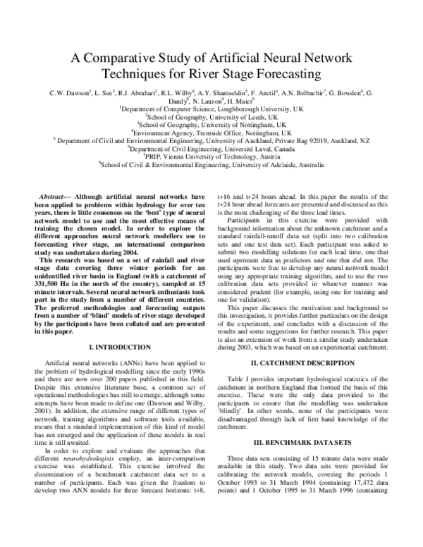 (PDF) Comparative study of artificial neural network and statistical ...