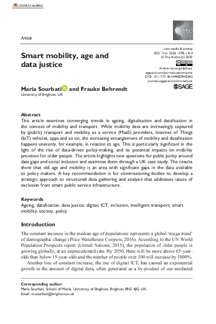 Structural mobility picture
