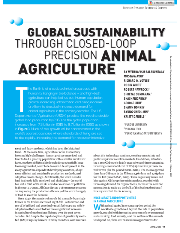 (PDF) Global Sustainability through Closed-Loop Precision Animal ...
