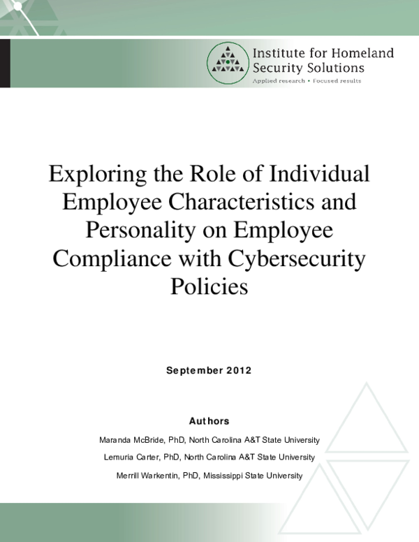 (PDF) Exploring the Role of Individual Employee Characteristics and ...